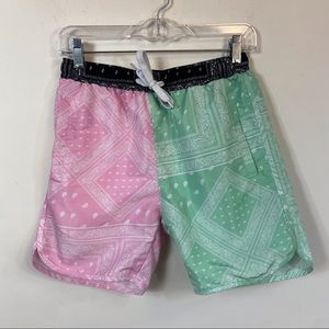 Fashion Nova Men Bandanna Shorts